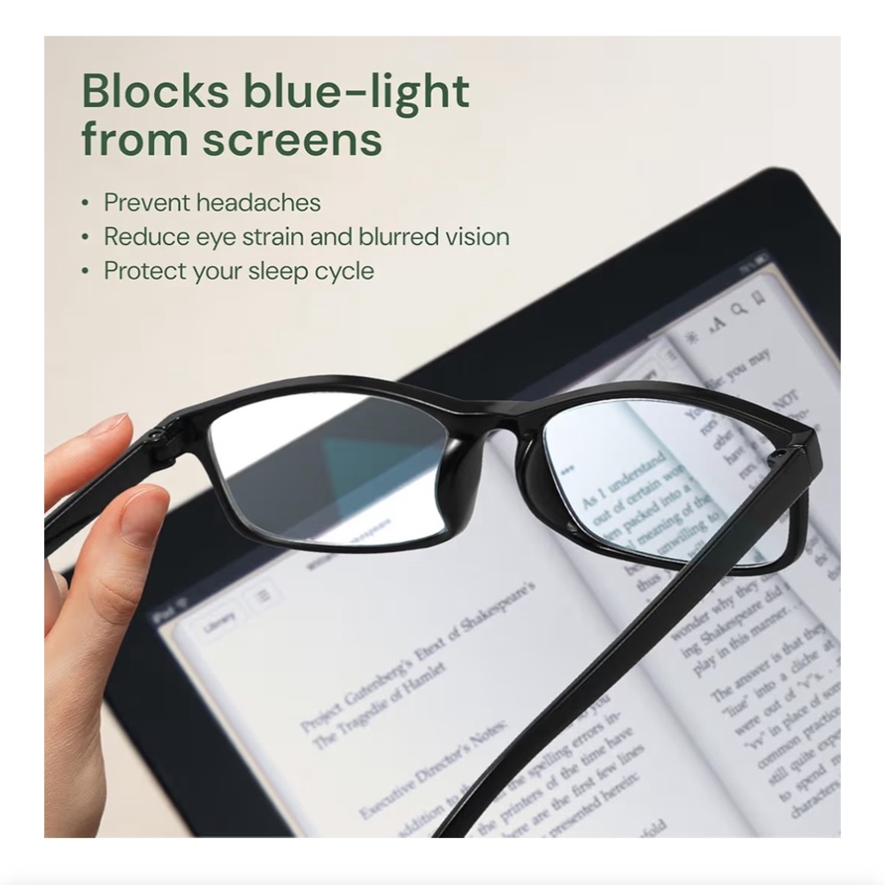 🆕 6 Stylish Eyeglasses Set with 6 Leather Case reading glasses blue ray blocker - Picture 7 of 12